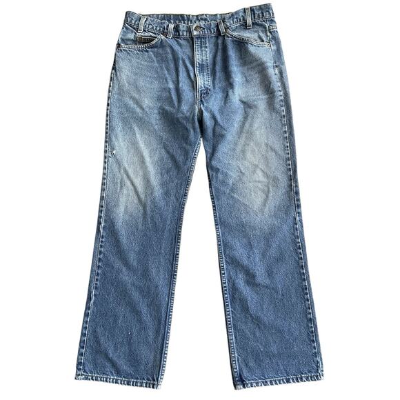 Vintage Levi’s 517 Orange Tab 70s 80s Bootcut Jeans Tag 38 x 30 Meas. 36 X 30 - Picture 1 of 6